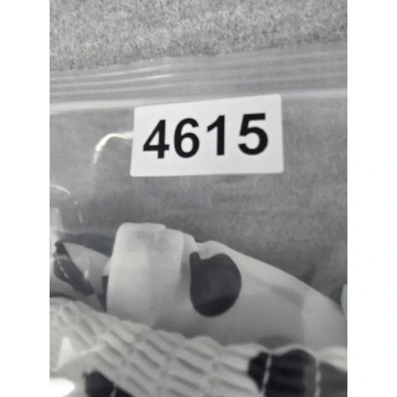 Torrid 3 Blouse Babydoll Chiffon Smocked Polka Dot White Black Whimsigoth Boho - Picture 12 of 12